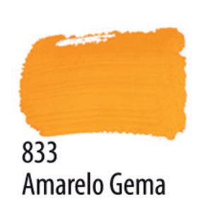 TINTA PVA FOSCA 100ML 833 AMARELO GEMA ACRILEX