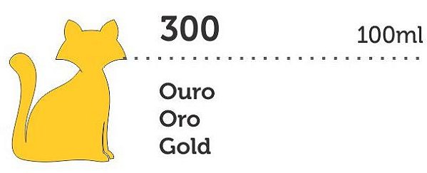 TINTA METAL MEGA PVA 100ML OURO GATO PRETO