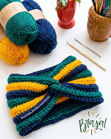 Turbante Brasa 💚💛💙