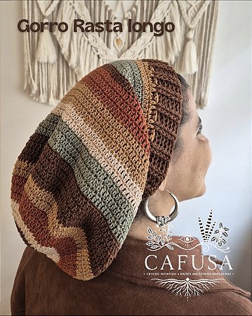 Gorro Rasta Longo Raízes