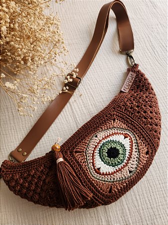 Pochete Mini Bag Abre Caminho Marrom