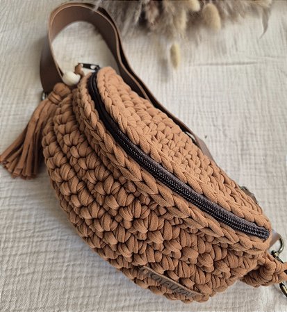 Pochete rolê Caramelo