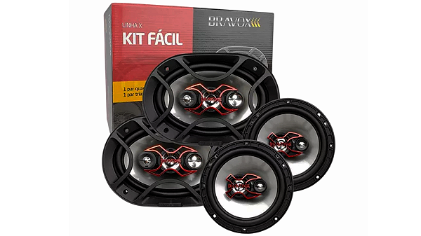 Alto Falante Kit Fácil Bravox Linha X.