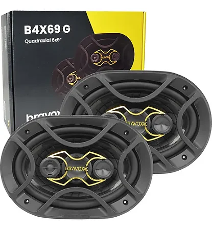 Alto Falante Bravox B4X69G - 6X9 Polegadas - Linha Gold.