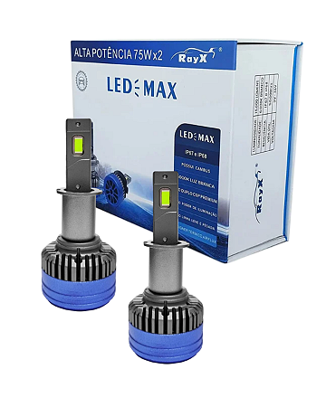 Led Max H3 - 6000K - Rayx.