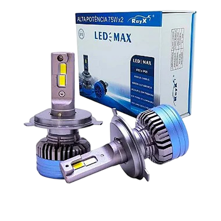 Led Max H4 - 6000K - Rayx.