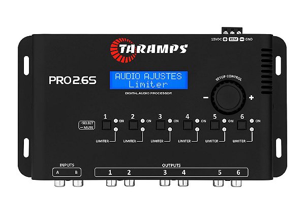 Processador de Áudio Taramps Pro 2.6S.