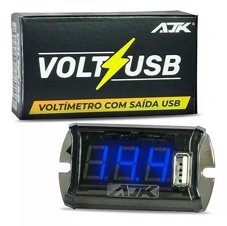Voltímetro AJK - Volt USB.