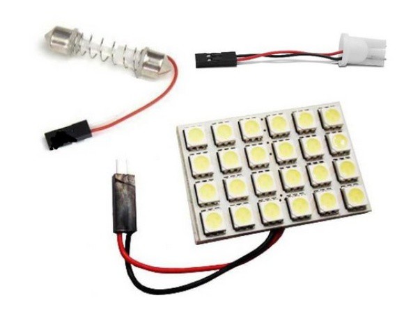 Placa 24 Leds SMD - 50x50 - Importada.