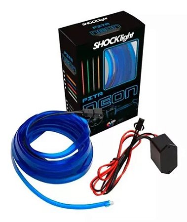 Fita Neon Shocklight Azul - 1 Metro.