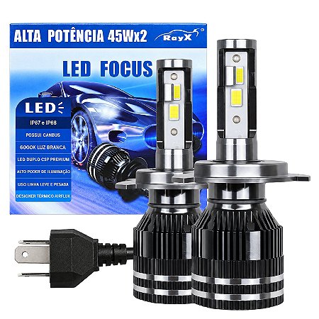 Led Focus H4 - 6000K - Rayx.