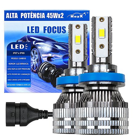Led Focus H8 - 6000K - Rayx.