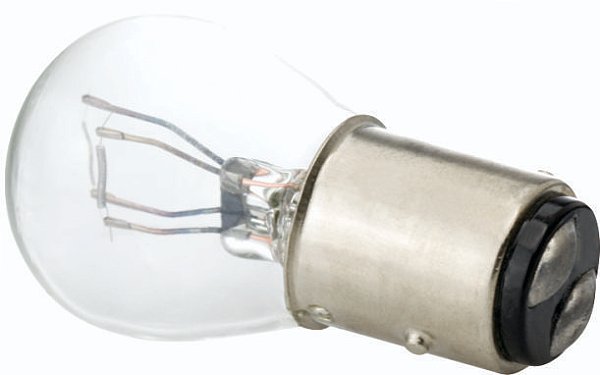 Lâmpada Halógena 2 Polos 12V P21W/5W - BAY15d - Tech One- Com 10.