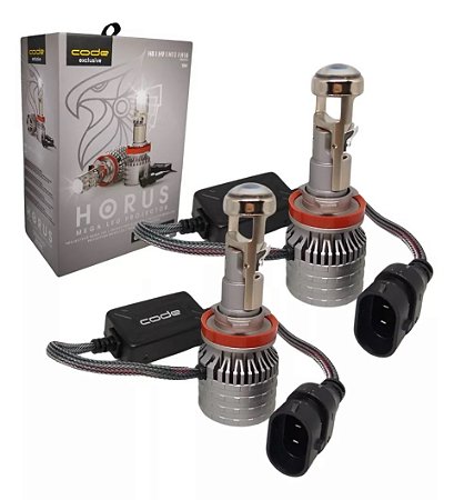 Lâmpada Led Horus H8/H9/H11/H16 6000K Code
