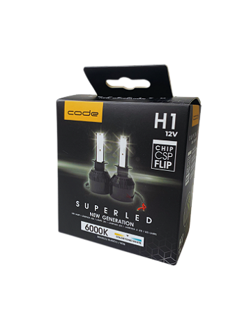 Lâmpada Automotiva  LED CHIP CSP FLIP H1 - 6000K CSP  Code