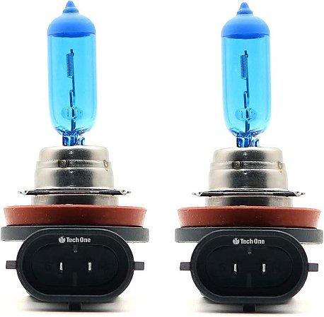 Lâmpada Automotiva Halógena Super Branca H9 55w Par