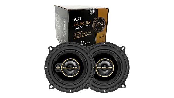 Par Alto Falante Hurricane Aurum - 5 Polegadas.