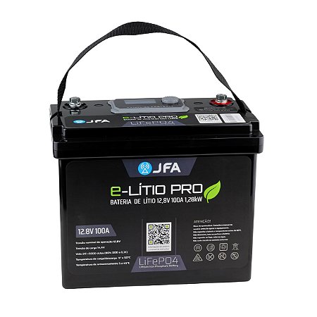 Bateria E-Lítio Pro 12.8V/100A - JFA.