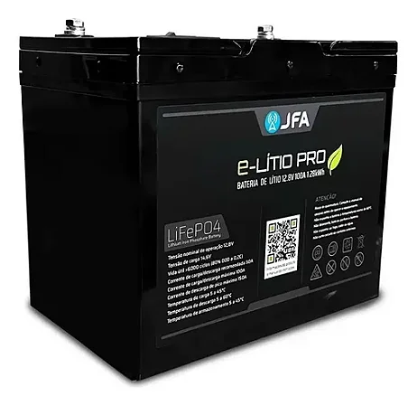 Bateria E-Lítio Pro 12.8V/100A - JFA.