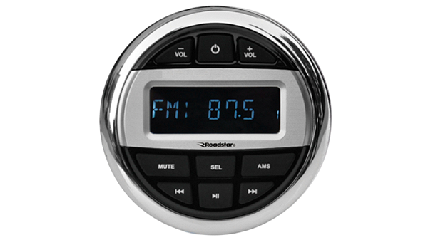 Auto Rádio Roadstar AM/FM MP3 RS502M BR - Linha Marine.