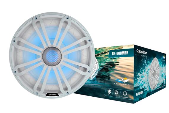 Subwoofer Roadstar 8 Polegadas Slim RS800M BR - Linha Marine.
