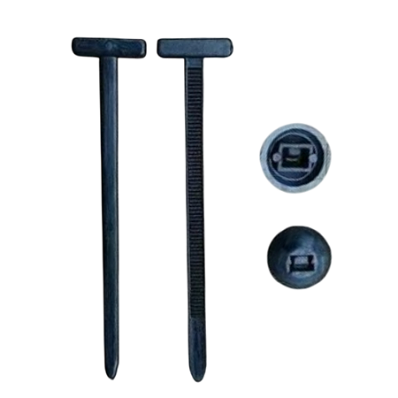 Abraçadeira Tipo T 5 x 90 mm - Pacote Com 50.