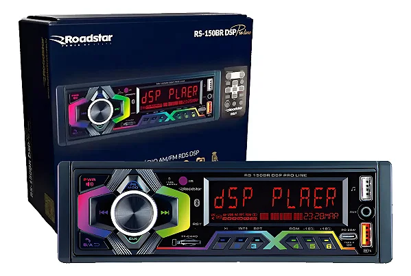 Auto Rádio DSP Roadstar RS-150BR Pro Line.