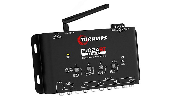 Processador de Áudio Taramps Pro 2.4BT.