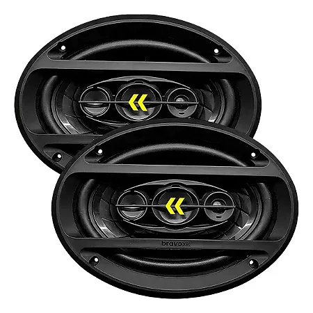 Alto Falante Quadriaxial Bravox Revo 69 - 6x9 Polegadas - 4 Ohms.