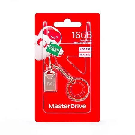 Pendrive 16GB Mini Premium USB 2.0 - MasterDrive.
