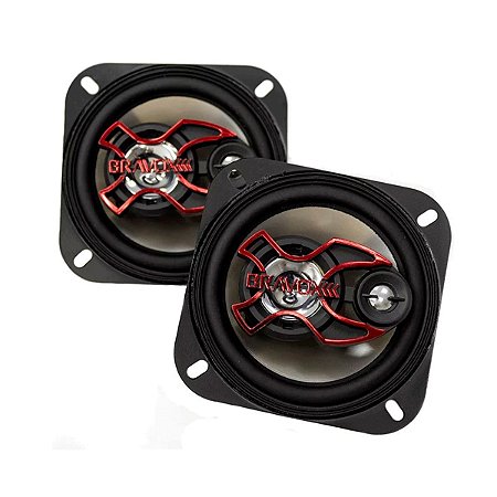 Par Alto Falante Bravox B3X40X - 4 polegadas - 4 Ohms.
