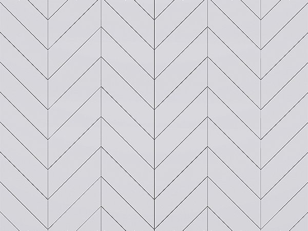 Santa Luzia Chevron 21340 Branco Liso- preço da caixa com 0,50 m² - 26 peças