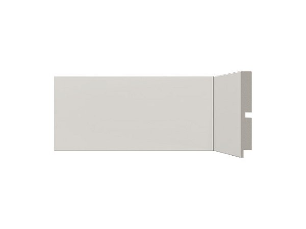 Rodapé 454 Fendi de poliestireno com 10 cm de altura Santa Luzia - Preço da barra com 2,40m