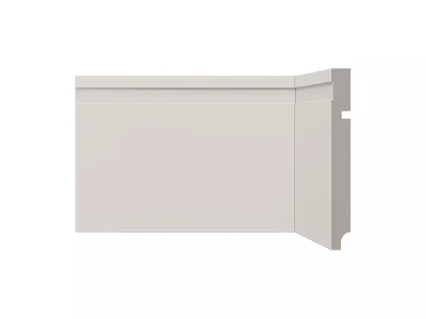 Rodapé 480 Fendi de poliestireno com 15 cm de altura Santa Luzia - Preço da barra com 2,40 m