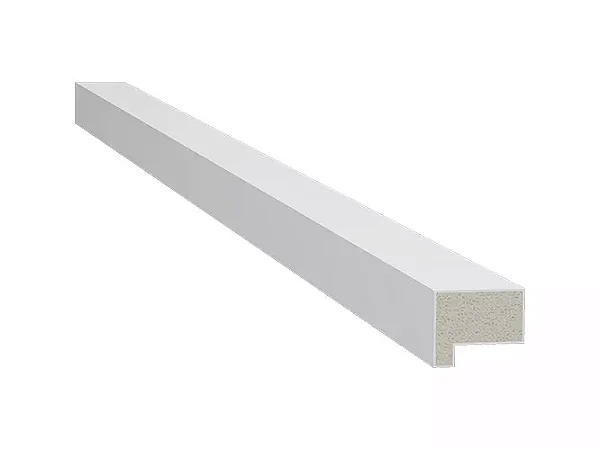 Santa Luzia Acabamento Lateral para Gizé Branco - preço da barra com 2,00 metros