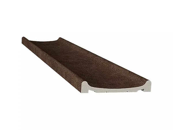Santa Luzia Painel Ubá Couro Marrom - preço da barra com 2,80 metros lineares