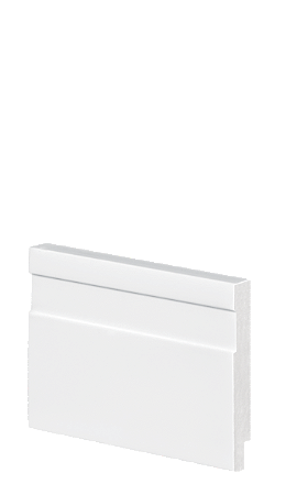 Rodapé em Poliestireno Arquitech 07cm de altura com friso 51907 SLIM - preço da Barra com 2,00 metros