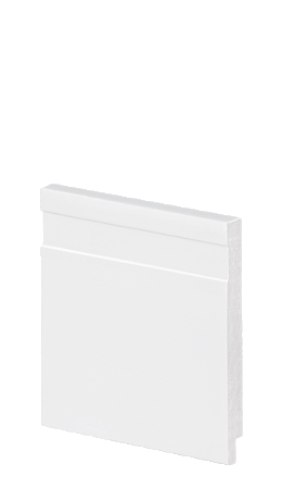 Rodapé em Poliestireno Arquitech 10cm de altura com friso 51910 SLIM - preço da Barra com 2,00 metros