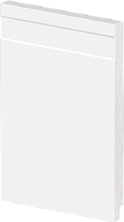 Rodapé em Poliestireno Arquitech 15cm de altura com friso 51915 SLIM - preço da Barra com 2,40