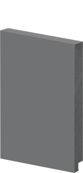 Rodapé em Poliestireno Arquitech 15cm de altura sem friso 50015 Cinza Urbano - preço da Barra com 2,40