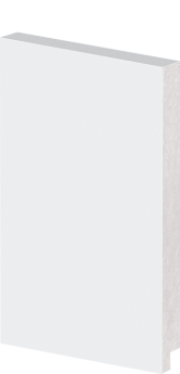 Rodapé em Poliestireno Arquitech 20cm de altura sem friso 50020 - preço da Barra com 2,40