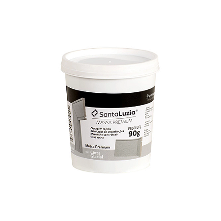 Massa Premium Santa Luzia 90g Cinza Glacial