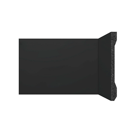 Rodapé Santa Luzia Lev151 15cm Preto