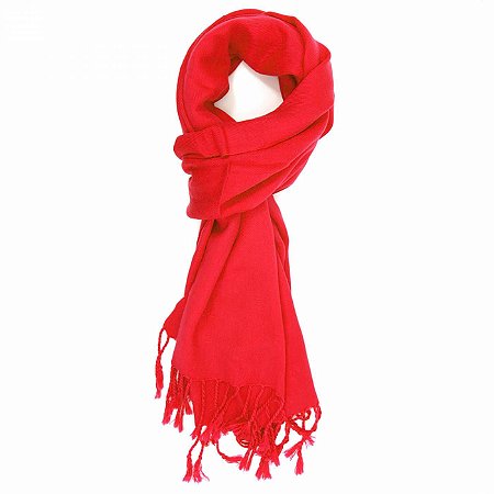 Lenço Tipo Pashmina Vermelho