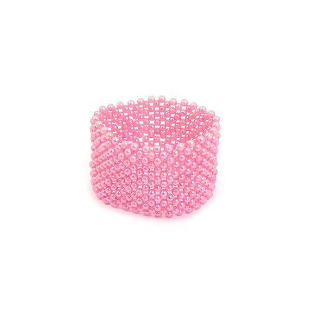 Pulseira com Bolinhas Rosa