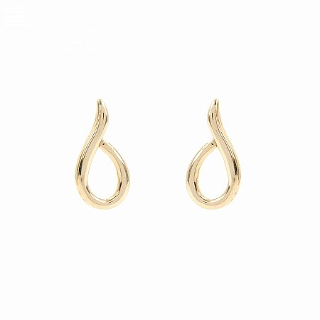 Brinco Gota Folheado a Ouro 18K