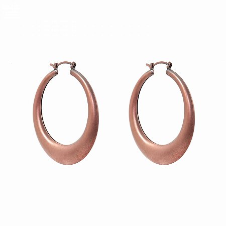 Maxi Brinco de Argola Cobre