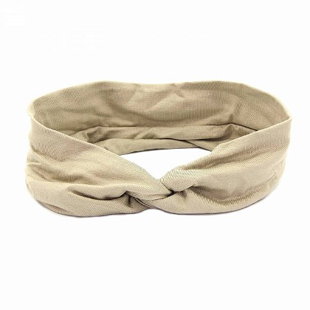 Headband Turbante Nude