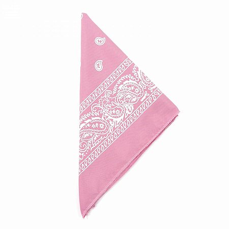 Lenço Tipo Bandana Rosa