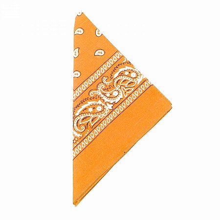 Lenço Tipo Bandana Laranja